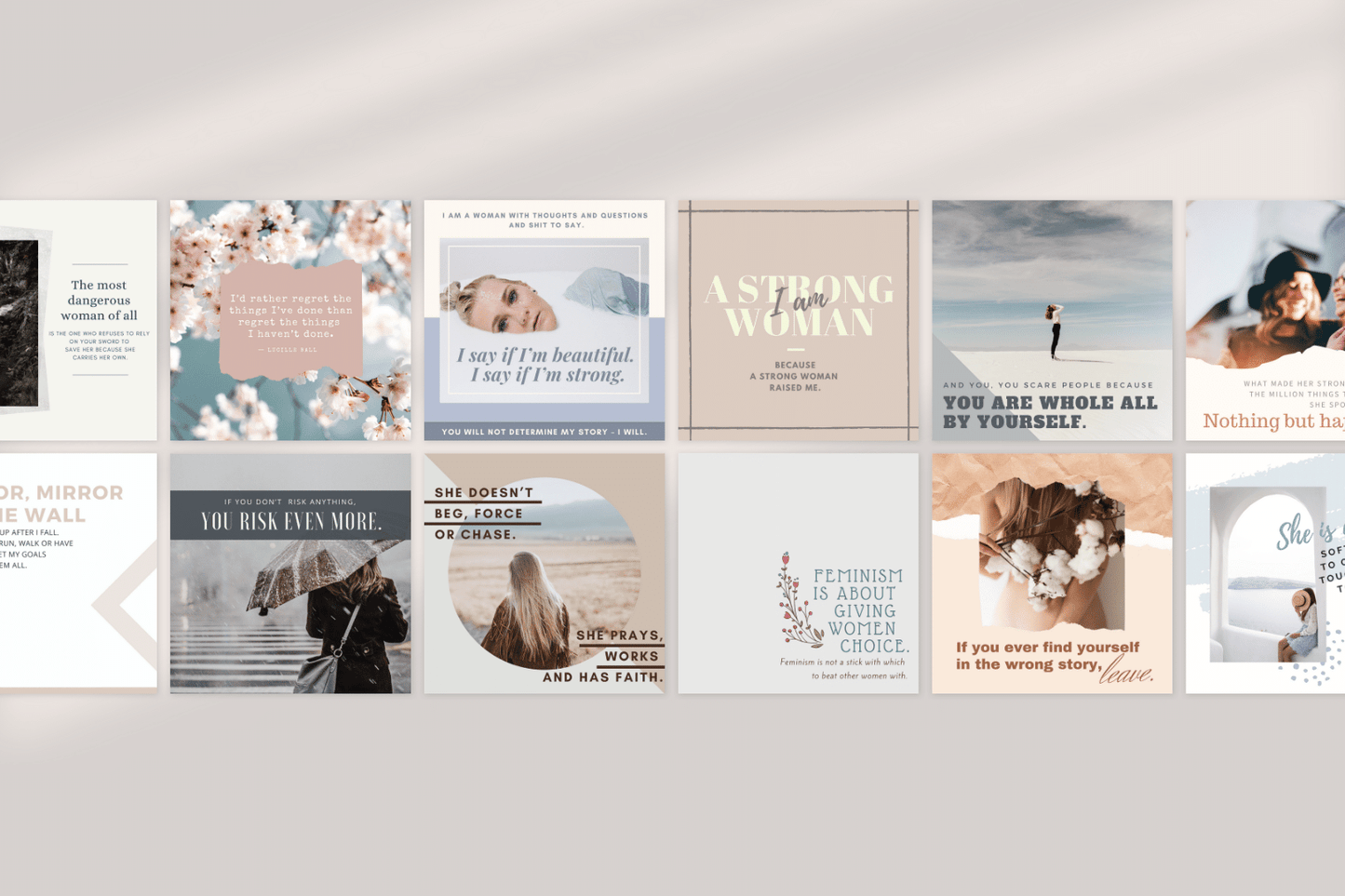 200 Digitale Sitat maler for Ledende Kvinner til sosiale medier