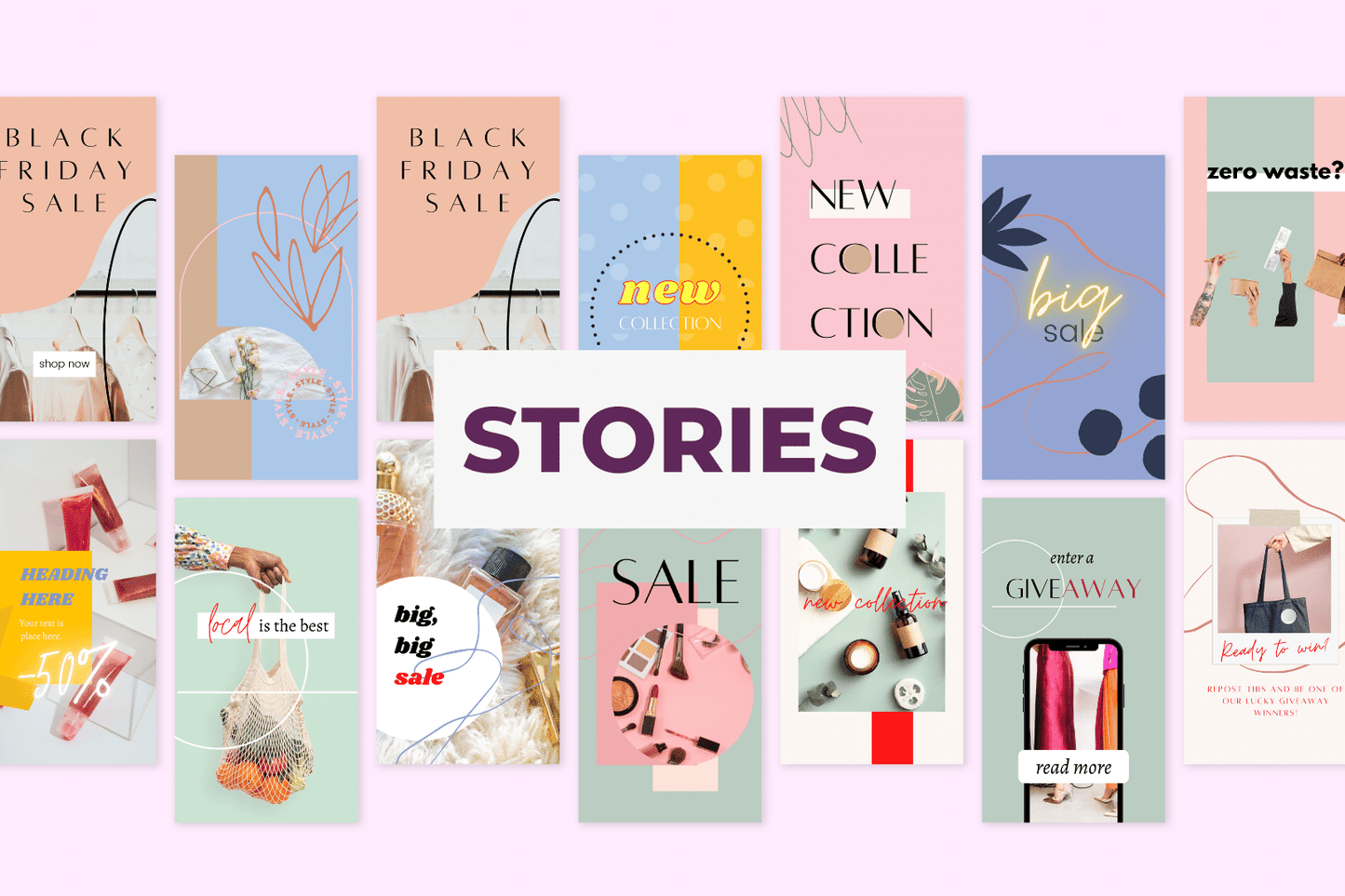 200 Digitale annonse og reklame maler for Lokale Butikker og Bedrifter til sosiale medier