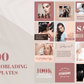 300 Digitale annonse og reklame maler for Microblading til sosiale medier