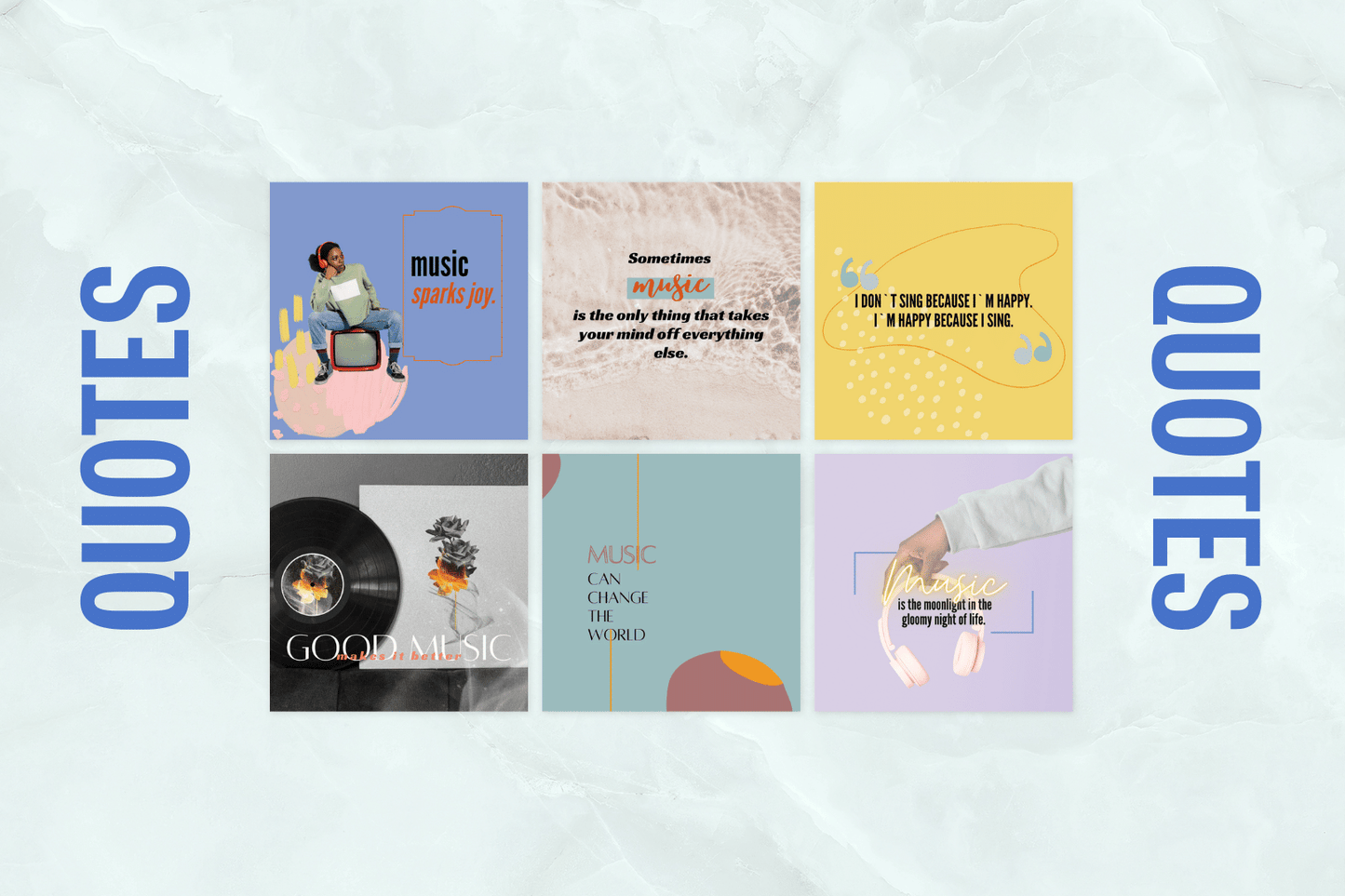 200 Digitale annonse og reklame maler for Musikere og Musikk til sosiale medier